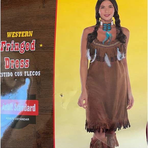 Halloween is coming, be ready! Fringed dress (costume) - Picture 3 of 3